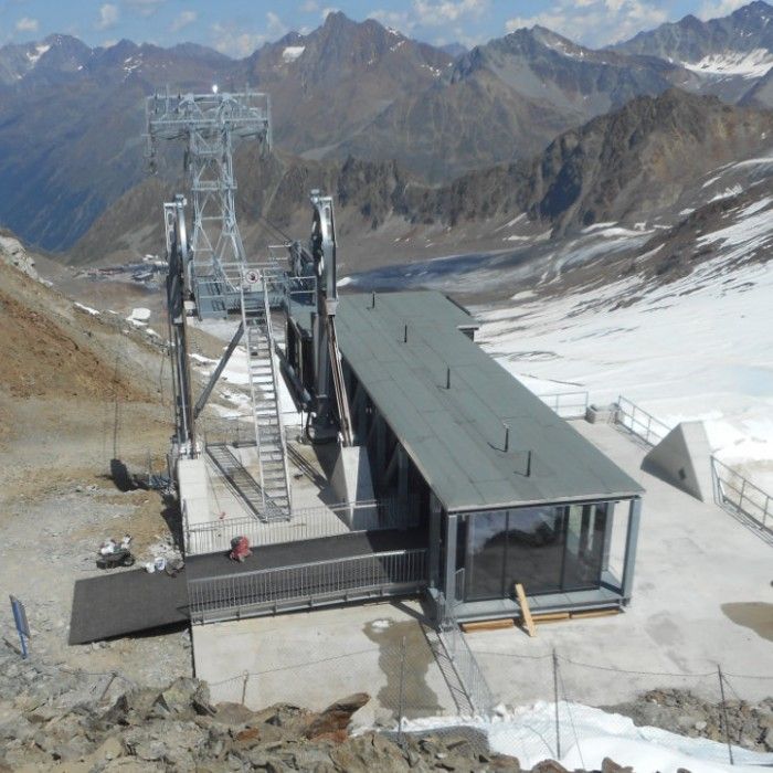 Bergstation Falginjochbahn Kaunertaler Gletscher